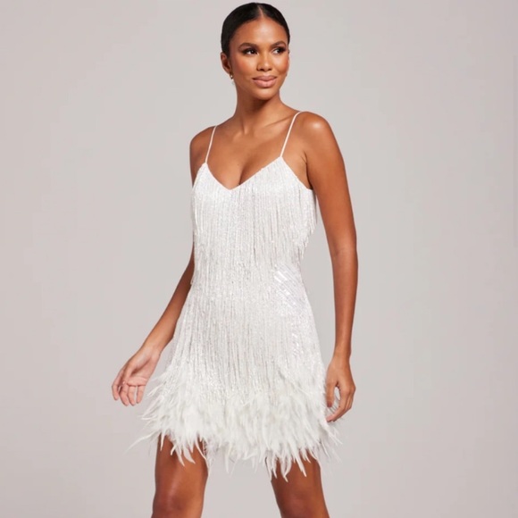 Nadine Merabi Lottie Dress Sz M - Picture 3 of 4